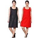 KASANI Women39s Camisole Cotton Long Knee-Length SameejSlipInner