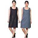 KASANI Women39s Camisole Cotton Long Knee-Length SameejSlipInner