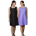 KASANI Women39s Camisole Cotton Long Knee-Length SameejSlipInner