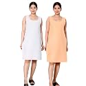 KASANI Women39s Camisole Cotton Long Knee-Length SameejSlipInner