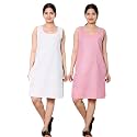 KASANI Women39s Camisole Cotton Long Knee-Length SameejSlipInner
