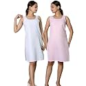 KASANI Women39s Camisole Cotton Long Knee-Length SameejSlipInner
