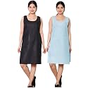 KASANI Women39s Camisole Cotton Long Knee-Length SameejSlipInner