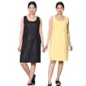 KASANI Women39s Camisole Cotton Long Knee-Length SameejSlipInner