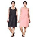 KASANI Women39s Camisole Cotton Long Knee-Length SameejSlipInner