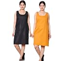 KASANI Women39s Camisole Cotton Long Knee-Length SameejSlipInner