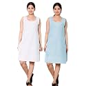KASANI Women39s Camisole Cotton Long Knee-Length SameejSlipInner