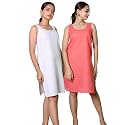 KASANI Women39s Camisole Cotton Long Knee-Length SameejSlipInner