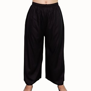 KASANI Womens Solid Rayon Palazzo Pants Regular