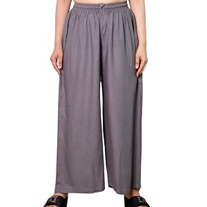 KASANI Womens Solid Rayon Palazzo Pants Regular