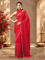 KASEE Embellished Bollywood Silk Blend Saree
