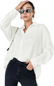 KASHIAN Women Regular Fit Solid Spread Collar Casual Shirt