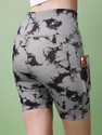 Kashikey creation Printed Women Reversible Grey High Waist Shorts