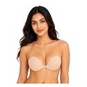KASHIVAL Women39s Strapless Adhesive Bra Reusable Silicone
