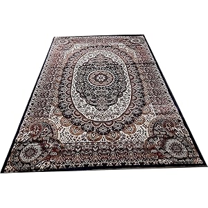 Kashmiri Design Traditional Bedside Runner Carpets for