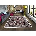 Kashmiri Design Traditional Bedside Runner Carpets for