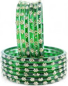 Kashmiri ghughru Glass Bangle Set
