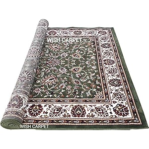 kashmiri silk traditional design extra soft carpet for living room bed room and hall size - 9 x 12 feet colour multi