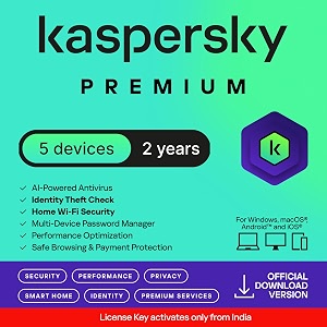 kaspersky  premium - total security ultimate security  5 devices  2 years  email delivery in 1 hour
