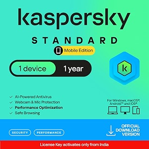 kaspersky standard  email delivery - no cd mobile edition