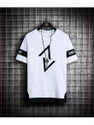 KASPY Printed Men Round Neck White T-Shirt
