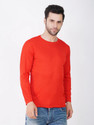 KASPY Solid Men Round Neck Red T-Shirt