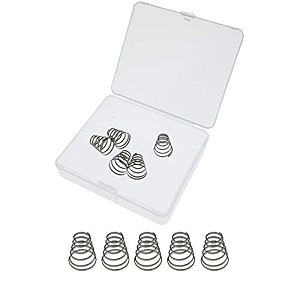 10 pack 304 stainless steel universal quick release bike wheel skewer springs with storage box