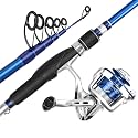 KastKing Compass Telescopic Fishing Rods and Combo, Easy to Travel