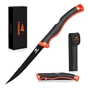 KastKing Folding Fillet/Fishing/Camping/Hunting Knife, Black