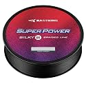 KastKing Superpower Silky8 Braided Fishing Line,10LB,150 Yds,Black,8X