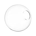 KASTLITE 18" Clear Acrylic Lamp Post Globe, 5.25" Neckless Opening, USA