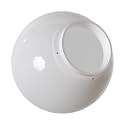 KASTLITE 18" White Acrylic Outdoor Lamp Post Globe, 8" Fitter Neck, USA