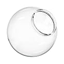 KASTLITE 6" Clear Acrylic Lamp Post Globe with 3.14" Fitter Neck
