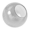KASTLITE 6" Prismatic Acrylic Lamp Post Globe, 2.81in Neckless, US Made