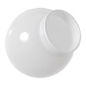 KASTLITE 6" White Acrylic Lamp Post Globe with 3.14" Screw Neck