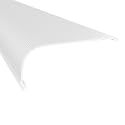 KASTLITE Curved Under Cabinet Light Cover, 12" Acrylic Lens, Shape H