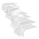 KASTLITE Under Cabinet Light Cover Replacement Sample Pack | 2" White Acrylic Undercabinet Lens Diffuser | All 8 Shapes Included for Fit Testing