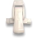 KASTLITE White Plastic LCW Latches for Vaportight Light Covers, 25-Pack