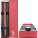 Kasyou Studio chopsticks made in Japan, Single, Noto Hiba wood Black Top