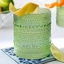 Kate Aspen Sage Green Hobnail Beaded Drinking