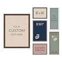Kate and Laurel Personalized Pinboard Neutral Weave 26 x 20, Customizable Text Bulletin Board, Wall Organizer and Custom Poster Gift for Use as Wall Art, Cork Board, Vision Board, Dorm Decor