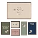 Kate and Laurel Personalized Pinboard Neutral Weave 38 x 26, Customizable Text Bulletin Board, Wall Organizer and Custom Poster Gift for Use as Wall Art, Cork Board, Vision Board, Dorm Decor