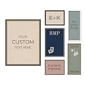 Kate and Laurel Personalized Pinboard Neutral Weave 26 x 20, Customizable Text Bulletin Board, Wall Organizer and Custom Poster Gift for Use as Wall Art, Cork Board, Vision Board, Dorm Decor
