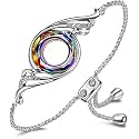 Kate Lynn Rise From the Ashes Phoenix Bracelet for Women, Adjustable Slider