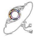 Kate Lynn Rise From the Ashes Phoenix Bracelet for Women, Adjustable Slider