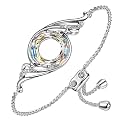 Kate Lynn Rise From the Ashes Phoenix Bracelet for Women, Adjustable Slider