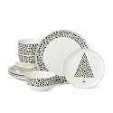 kate spade new york Evergreen Christmas 12-Piece Dinnerware Set for 4