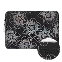 kate spade new york Puffer Laptop Sleeve 14" - Hollyhock Iridescent Black