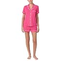 kate spade new york Short Sleeve Knit Shorty Pj Set