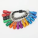 Katerk 14pcs Bit holder Keychain & 2pcs Connection Rods, 1/4" Quick Release